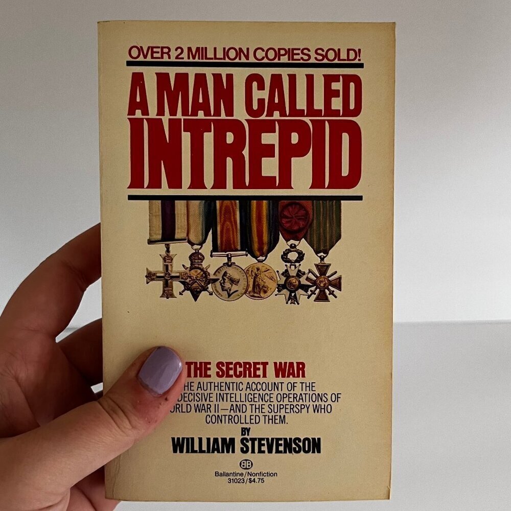 1970s A Man Called Intrepid Paperback Vintage Book Historical WWII World War Two